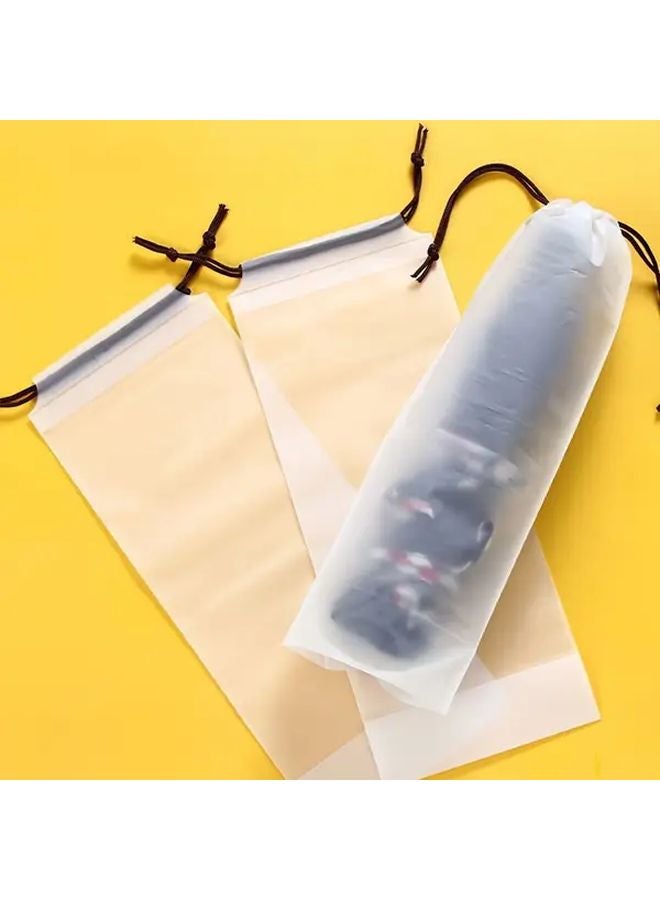 White Drawstring Storage Bags 10pcs For Umbrellas Tents Tripods Yoga Mats - Image 5
